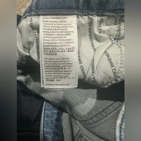 🔵 Calvin Klein Slim Jeans – W32 L30 – Classic Blue Fade - Picture 6 of 10